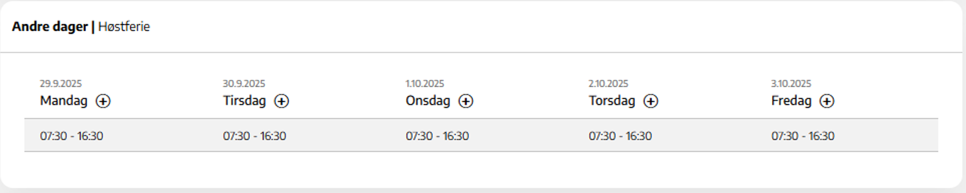 Grafisk brukergrensesnitt, applikasjon, tabell